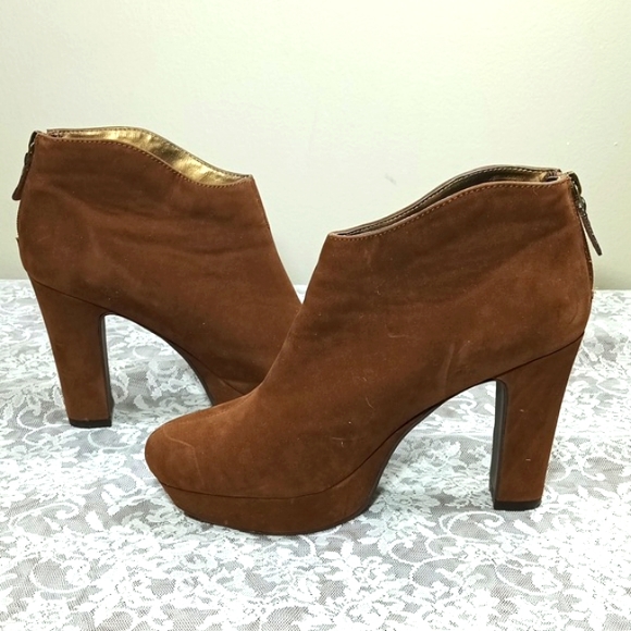 Worthington Brown Suede Women Ankle Boots Size 7 M - Picture 17 of 17